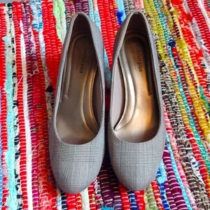Grey Tweed Heels